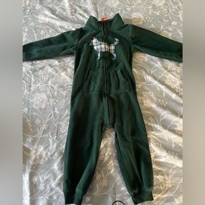 Carters Baby Boys one-Piece footless fleece